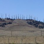 アメリカ・カリフォルニア州のテハチャピ峠風力発電塔群