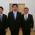 須田女川町長、古坊知生議員との３ショットです。